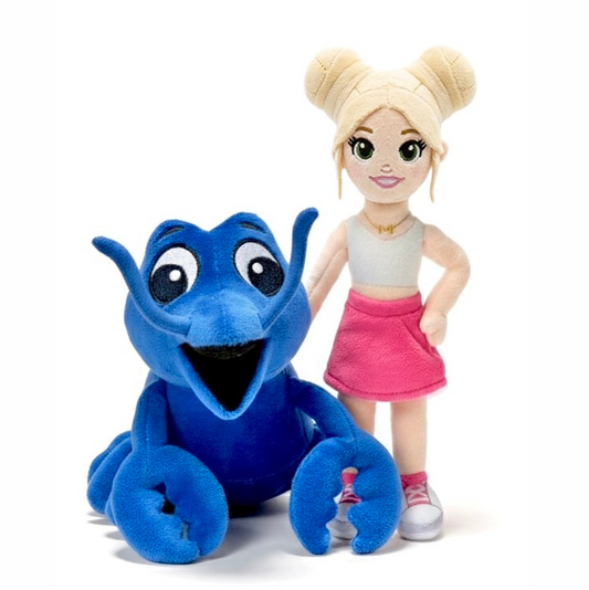 Plush Bundle – Crawfish Girl & Blue the Crawfish