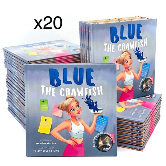 Blue The Crawfish 20x Book School Bulk Order (Signed)